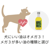 犬にいい油はオメガ3!オメガ3が多い油の種類と選び方